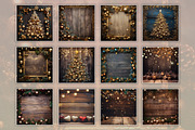 Creative Christmas 12 Digital Papers, a Background Graphic by Fun Digital (Thumbnail 2 of 4)