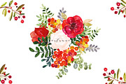 Autumn. Watercolor clip art., an Illustration by LABFcreations (Thumbnail 1 of 4)