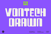 CS Vontech Drawn, a Sans Serif Font by Craft Supply Co. (Thumbnail 1 of 8)