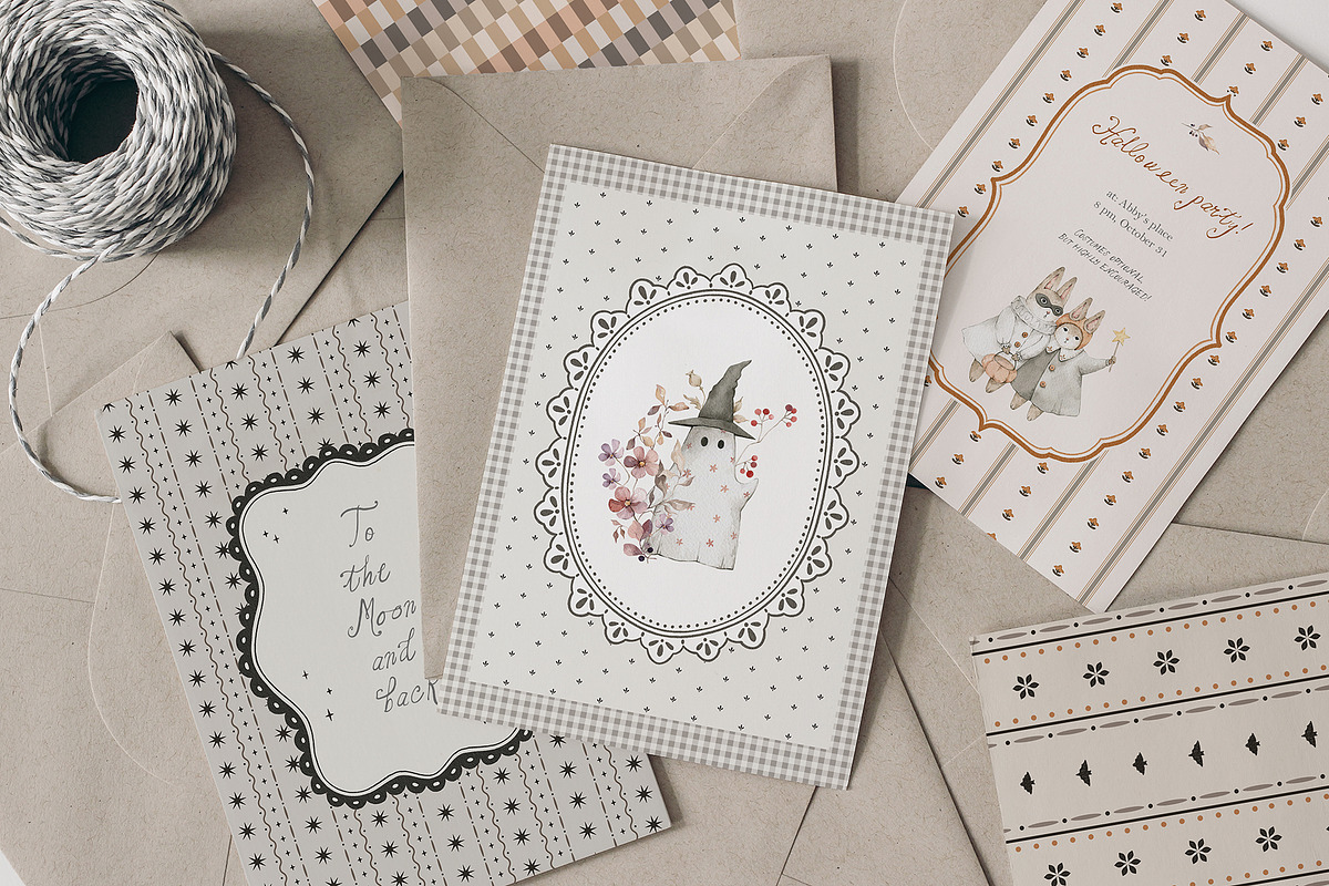 Little Halloween. Watercolor animals, a Seasonal Illustration by Kreker Kate (Photo 7 of 13)