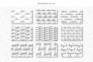 30 Lettering Patterns