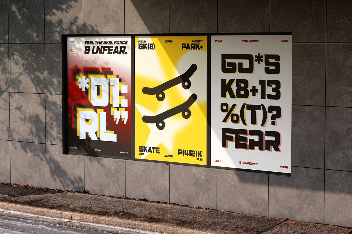 234 Sec – Sport Headline Display, a Sans Serif Font by Casloop Studio (Photo 10 of 10)
