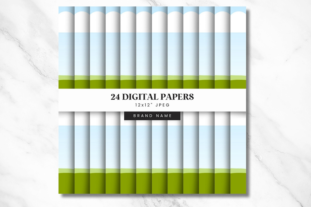 Canva Cover for 24 Digital Papers, a Presentation Template by illuztrate (Photo 8 of 8)