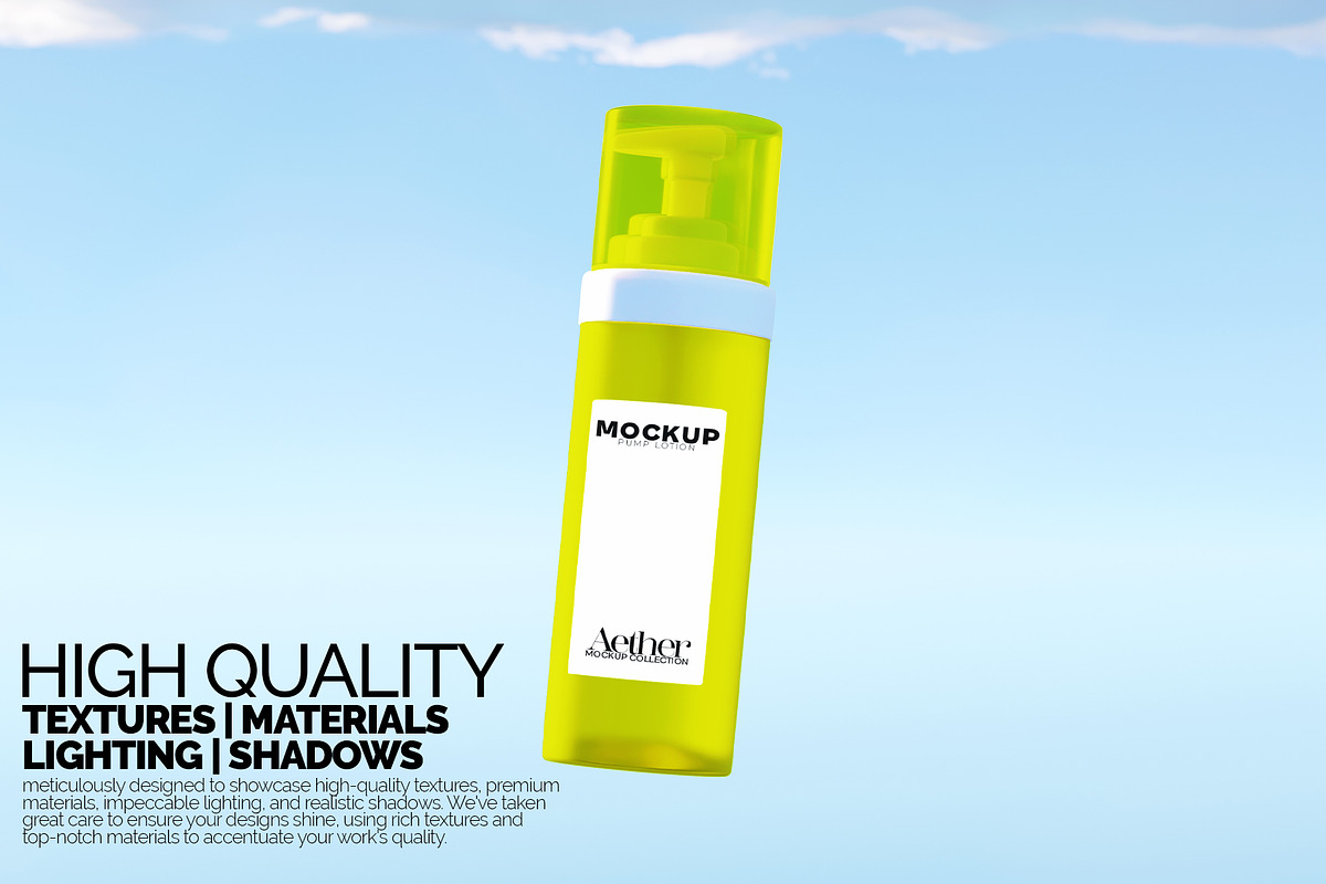 Lotion Pump Bottle Mockup Bundle, a Merchandise Mockup by Banana Mockups (Photo 2 of 6)