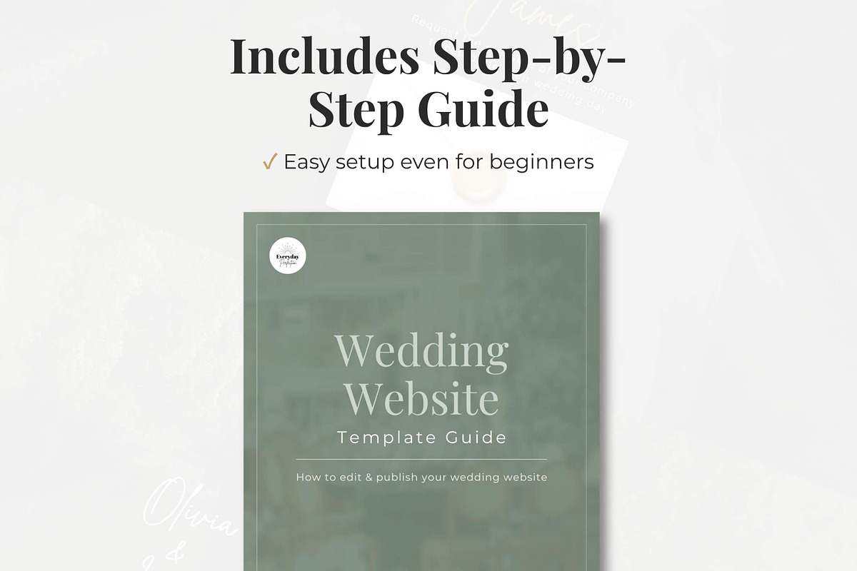 Burgundy Old Money Wedding Website, a Landing Page Template by Everyday Perfection (Photo 9 of 10)