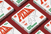 Pizza Box Mockup, a Packaging Mockup by graphicsauce (Thumbnail 2 of 4)