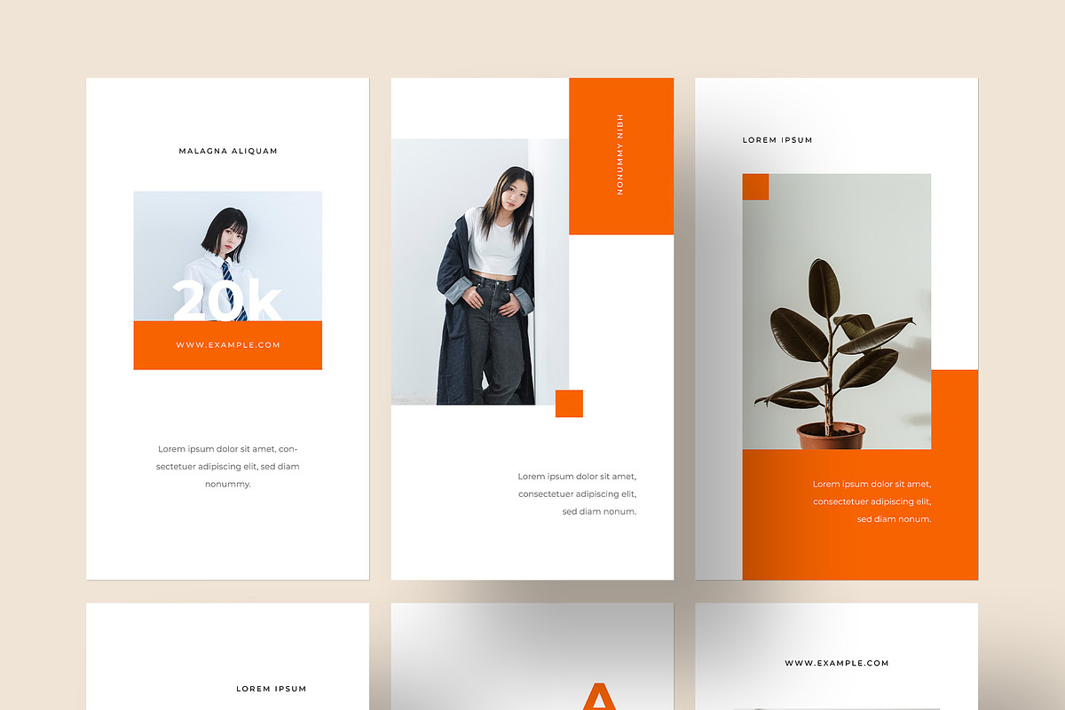 Minimalist Instagram Story Templates, a Social Media Template by Filip Studio (Photo 2 of 2)