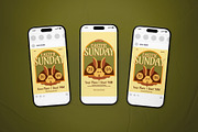 Beige Art Deco Easter Sunday Flyer, a Flyer Template by The Good Store (Thumbnail 2 of 2)
