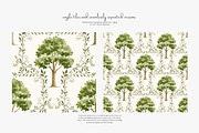 woodland seamless pattern set, a Pattern Graphic by Patishop Art (Thumbnail 4 of 10)
