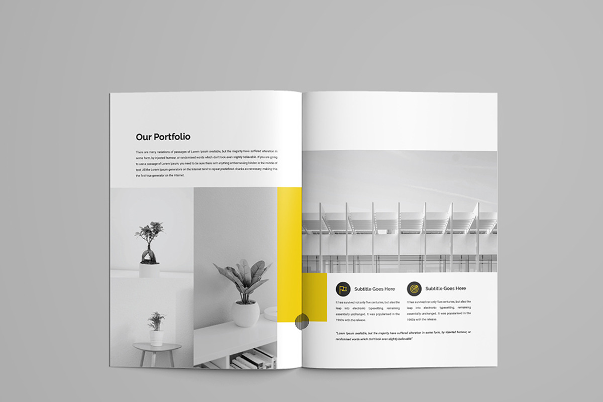 Clean Social Media Proposal Design, a Brochure Template by mijli (Photo 15 of 21)