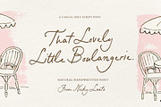 Little Boulangerie Handwritten Font, a Handwritten Font by Nicky Laatz (Thumbnail 26 of 27)