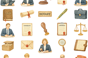 Vintage Notary Public Legal Set, an Object Graphic by RT Studio (Thumbnail 3 of 4)
