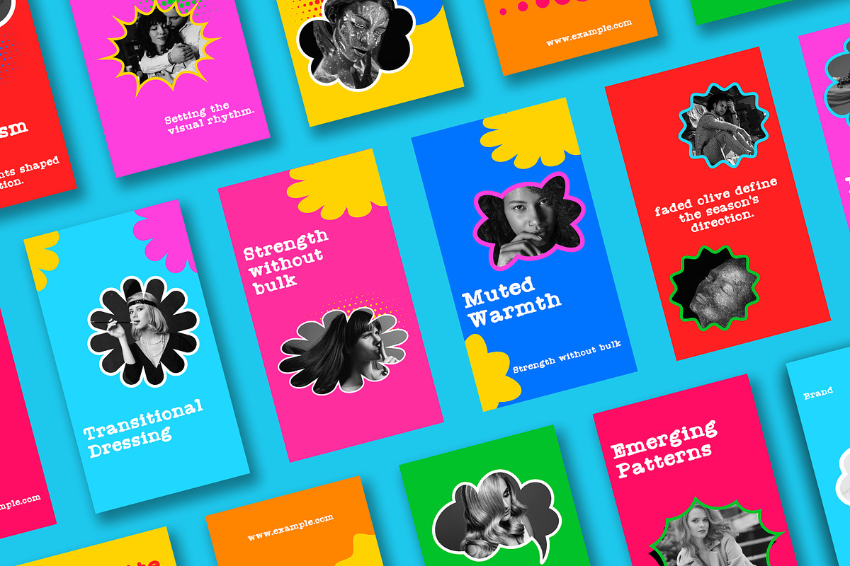 Retro Social Media story Kit, a Social Media Template by Artisan Vibes (Photo 4 of 7)