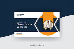 Digital marketing thumbnail design, a Social Media Template by graphics city