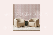 PSD Living Room Wallpaper Mockup, a Merchandise Mockup by ItsFreakinMockups (Thumbnail 4 of 4)