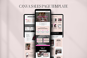 Luxury Canva Sales page website, a Landing Page Template by My Template Studio (Thumbnail 6 of 14)