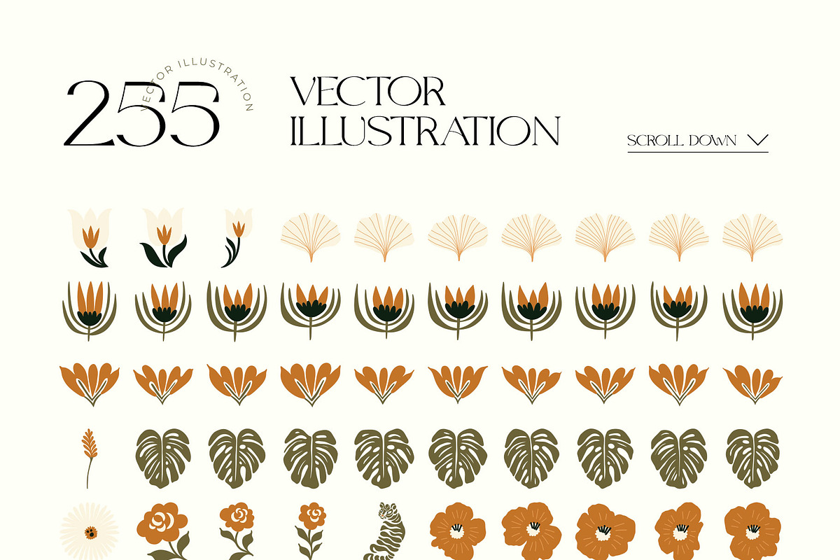 Tropical Flora | Wall Art Creator, an Object Graphic by Leleka.Store (Photo 12 of 20)