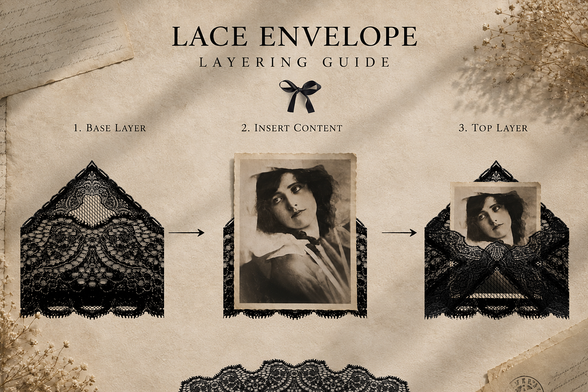 Dark Academia Coquette Lace Bundle, an Object Graphic by Red Ink (Photo 6 of 8)