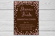 Confetti Bridal Shower Invite Pack, a Stationery Template by BF Studios (Thumbnail 3 of 3)