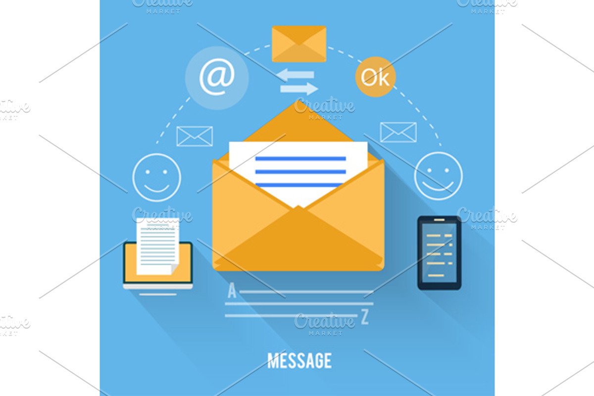 Set envelope with Message and Email