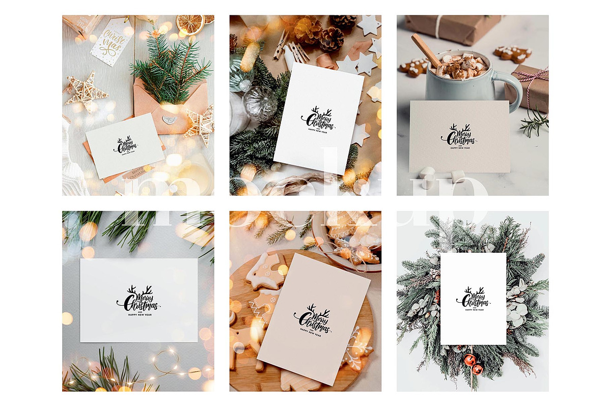 Christmas Card Mockup Bundle, a Product Mockup by MoMockups (Photo 2 of 6)