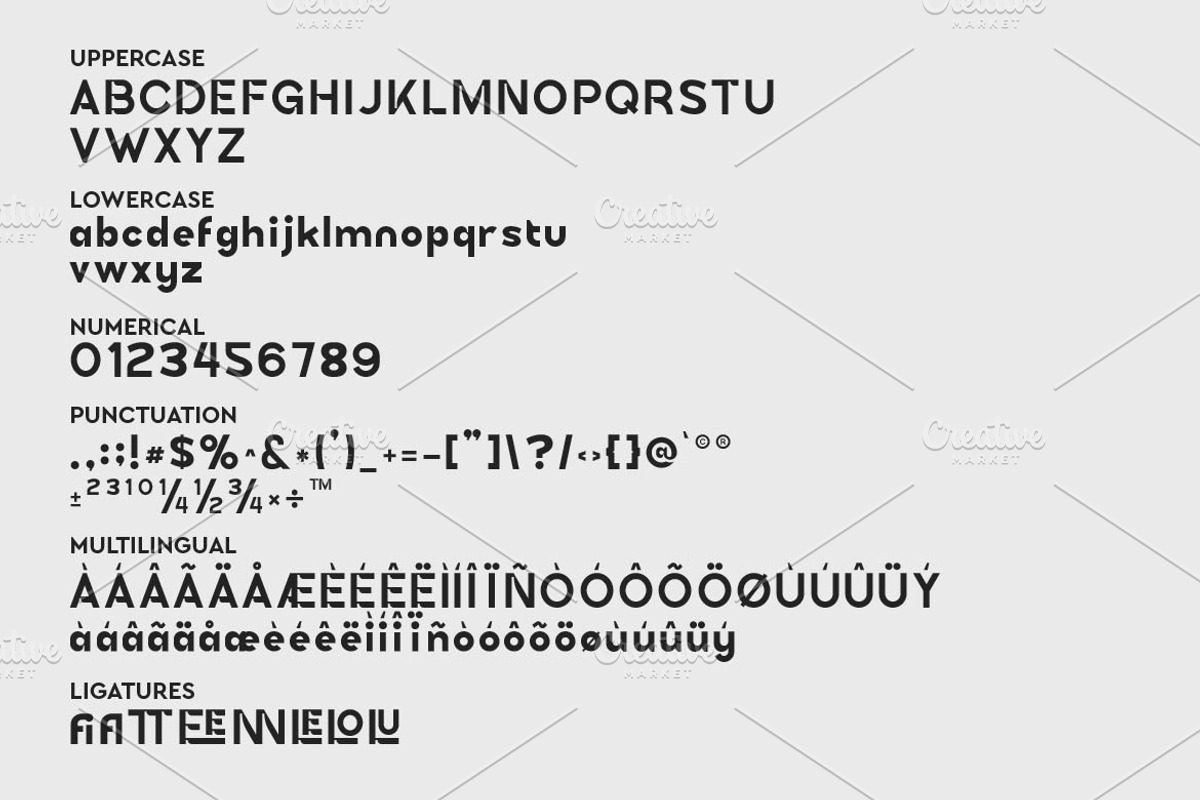 Kaitten Modern Sans Font, a Sans Serif Font by Artiveko (Photo 2 of 8)