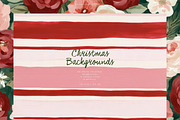 100 Christmas Backgrounds, a Background Graphic by PeDe Designs (Thumbnail 4 of 16)