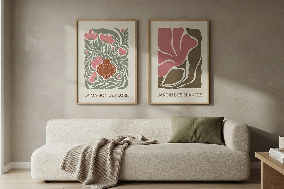 Art Nouveau Floral Graphics Kit, a Decorative Illustration by SunnJaneArt (Photo 7 of 10)