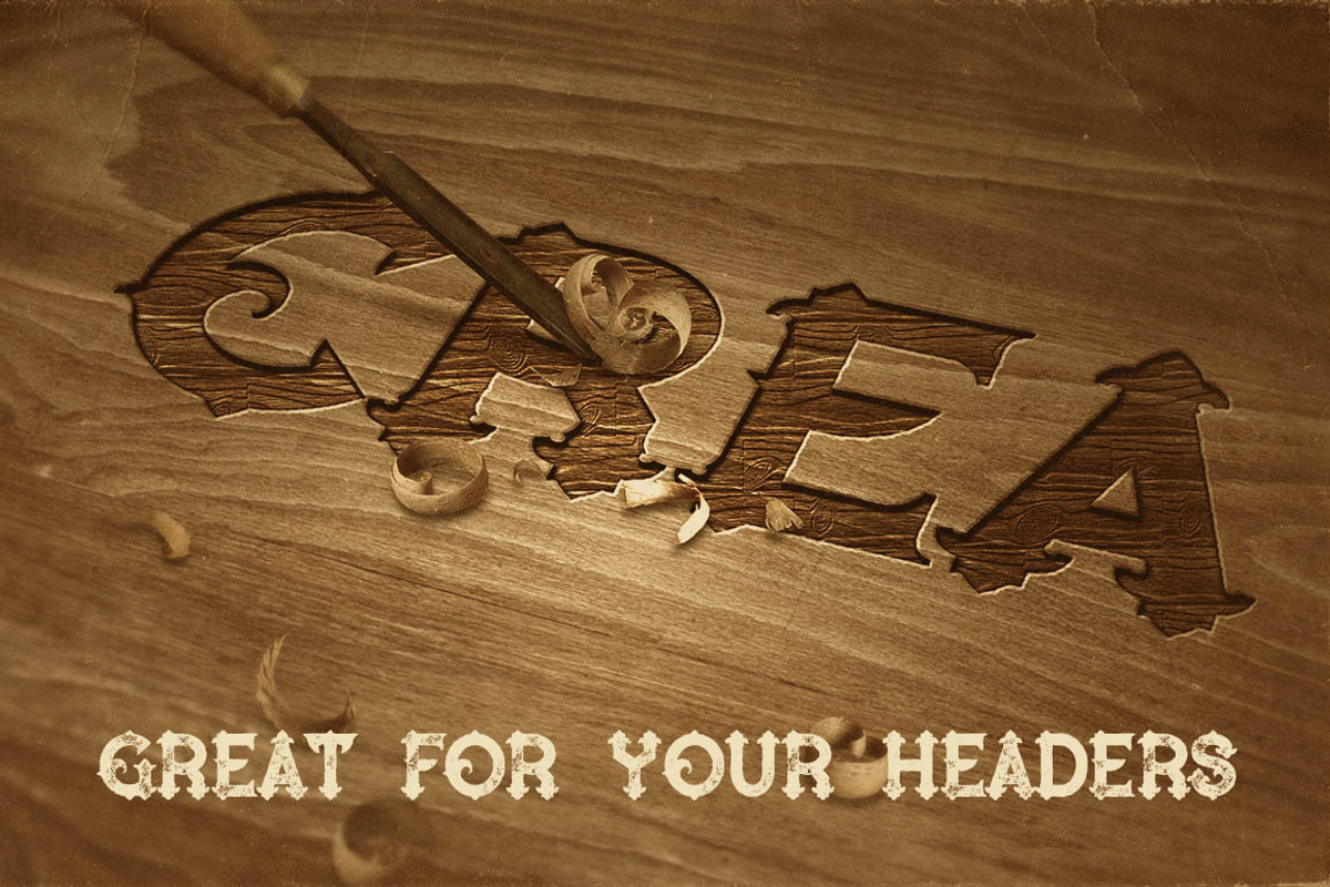 Blue North - Vintage Style Font preview 5