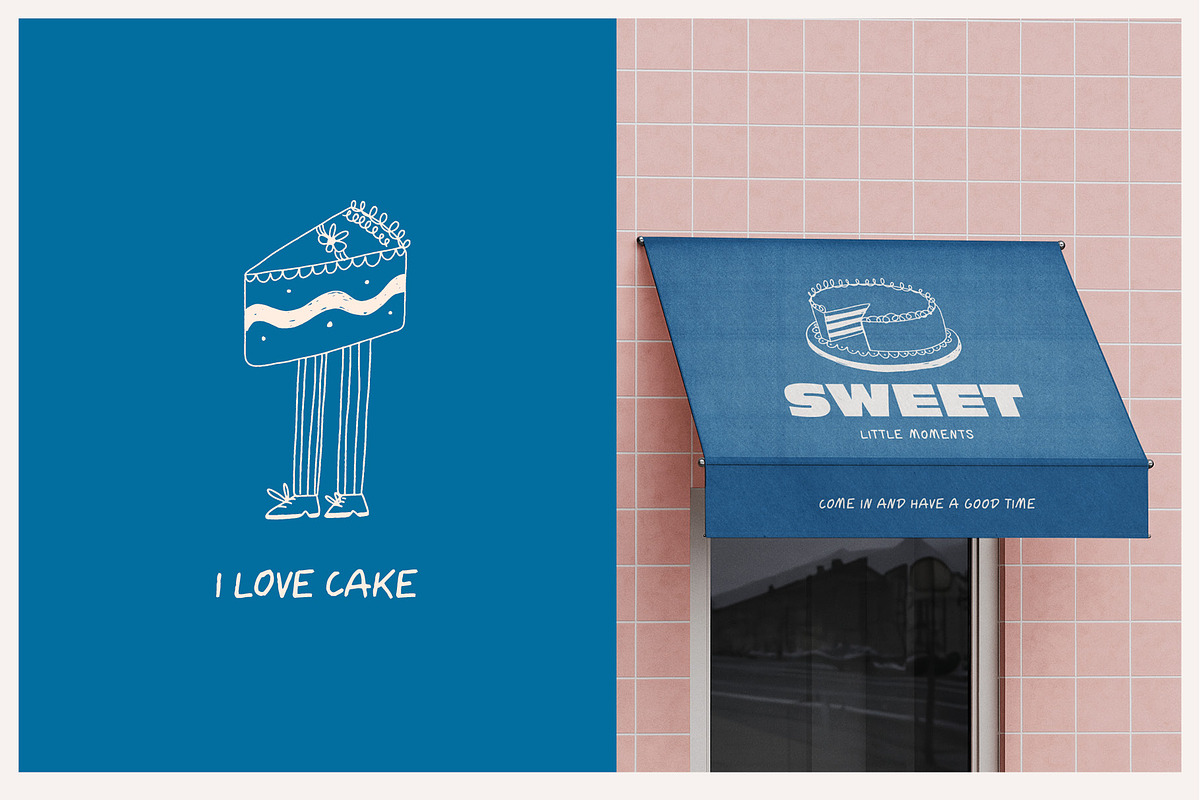 Sweets: Hand Drawn Pastry & Desserts, a Food Illustration by dicreate (Photo 7 of 13)