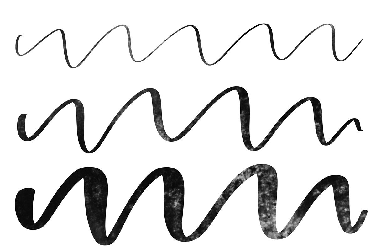 Marble Procreate Lettering Brush, a Brush Add-On by Blue Strawberry Studio (Photo 4 of 5)
