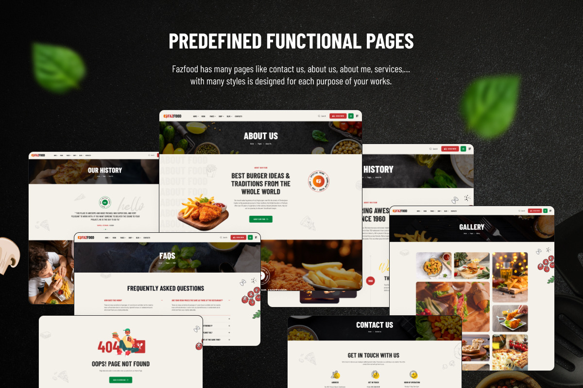 Fazfood - Fast Food Restaurant Theme, a WordPress Template by Opal Wordpress Theme (Photo 6 of 6)