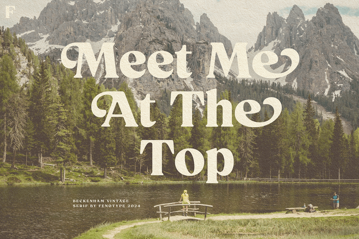 Beckenham Retro Serif, a Font by Fenotype (Photo 8 of 14)