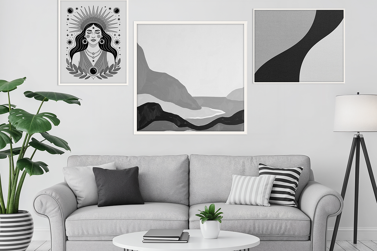 248 Minimalist Canvas Mockup Bundle, a Mockup by Redmixx Design (Photo 8 of 8)