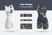5 Mockups Tank Top and Shorts, a Shirt Mockup by Grow Design Craft Studio (Thumbnail 4 of 6)