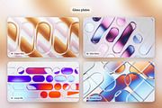 Liquid Glass UI - 12 JPG Backgrounds, a Background Graphic by Photocreo Michal Bednarek (Thumbnail 3 of 6)