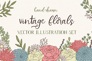 Vintage Rustic Florals 