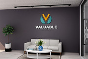 PSD Minimalist Lounge Wall Mockup, a Product Mockup by Ayy (Thumbnail 12 of 15)