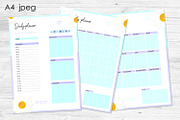 Digital Planner Templates, a Stationery Template by kh_cat (Thumbnail 1 of 2)
