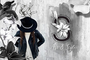 IKEBANA. Botanical Winter Kit., an Illustration by Pink Ocean (Thumbnail 2 of 16)