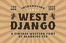 West Django Vintage Western Font