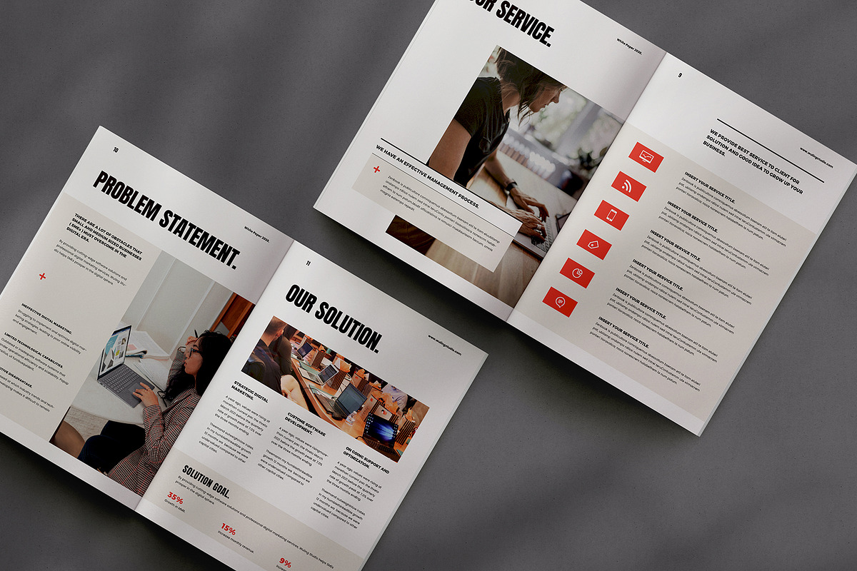 White Paper, a Brochure Template by Occy Design (Photo 3 of 6)