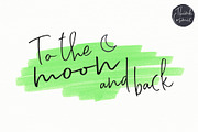 Think Cosmic | A Casual Script, a Script Font by Ayca Atalay (Thumbnail 3 of 11)