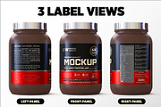 2 lbs Whey Protein Jar Mockup A1-Pro, a Packaging Mockup by Design Warlord (Thumbnail 6 of 19)
