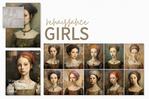 Renaissance Girl Paintings