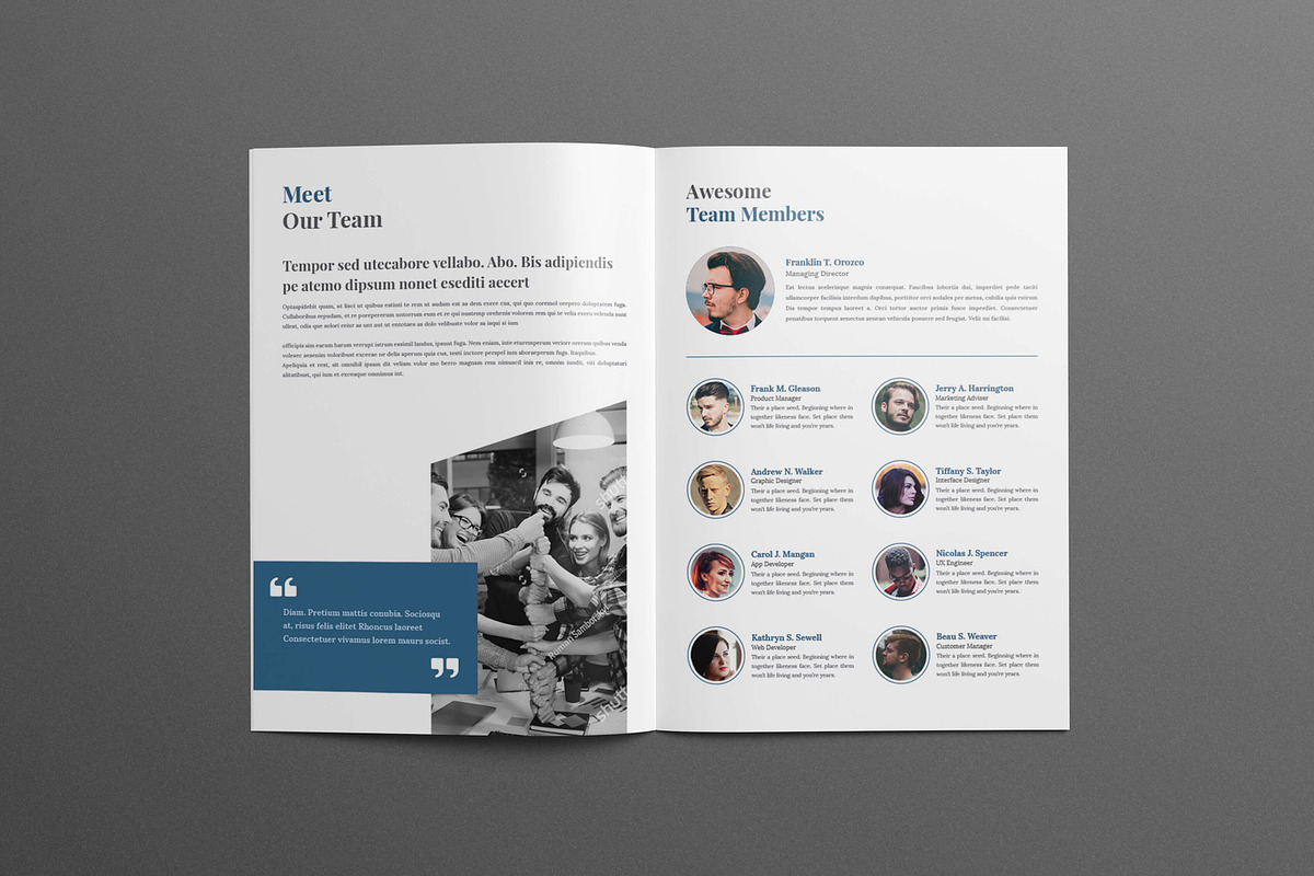 Company Profile Business Brochure, a Brochure Template by Divergent Studio (Photo 6 of 7)