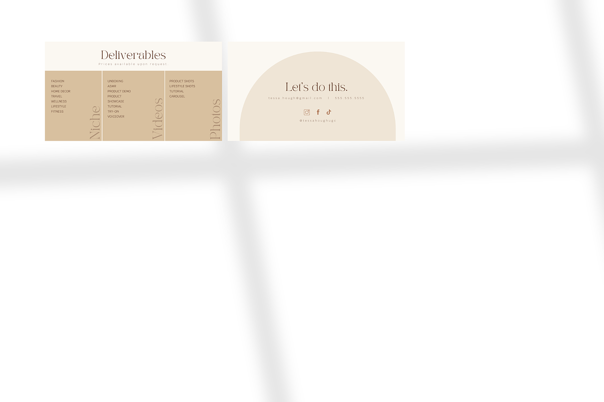 UGC Creator Canva Portfolio Website, a Landing Page Template by BLDGtheBoutique (Photo 6 of 10)
