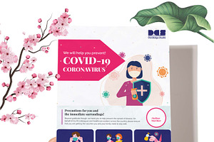 Fight For Corona Virus Flyer Design