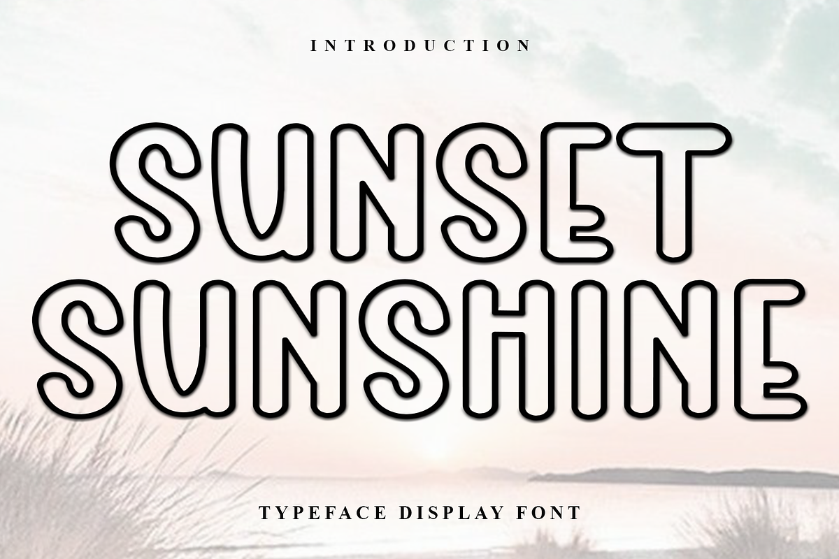 Sunset Sunshine, a Serif Font by FreshTypeINK (Photo 1 of 8)