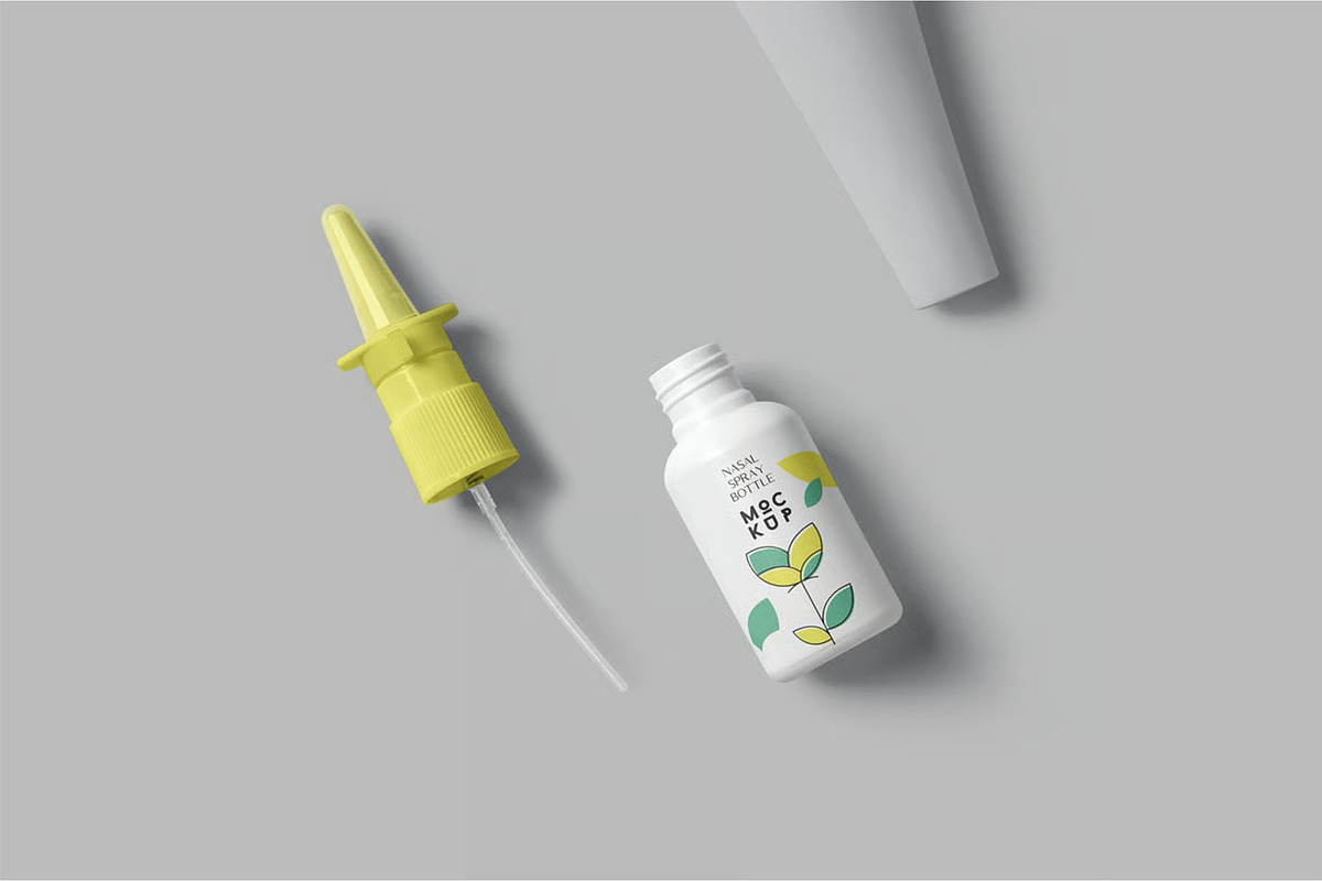 Nasal Spray Mockups, a Product Mockup by megostudi0 (Photo 2 of 7)